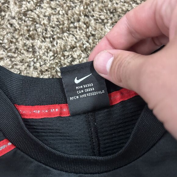 Vintage Cincinnati Bearcats Mens Medium Nike Center Swoosh Team Warm Up Shirt - Picture 5 of 13